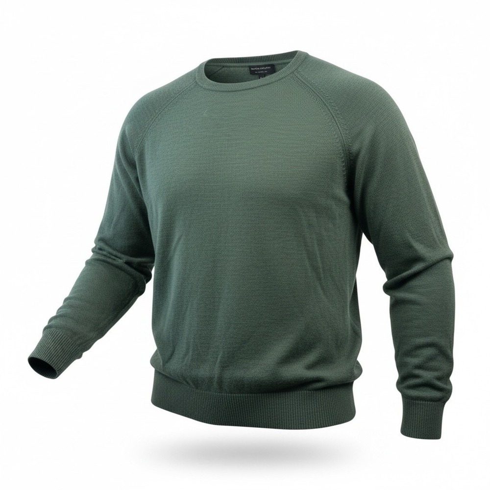 Banana Republic 100% Merino Wool Green Men's‎ XL Preppy Classic Capsule Soft